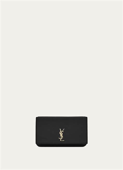 Saint Laurent Solferino Small schoudertas van kalfsleer • Zwart • .